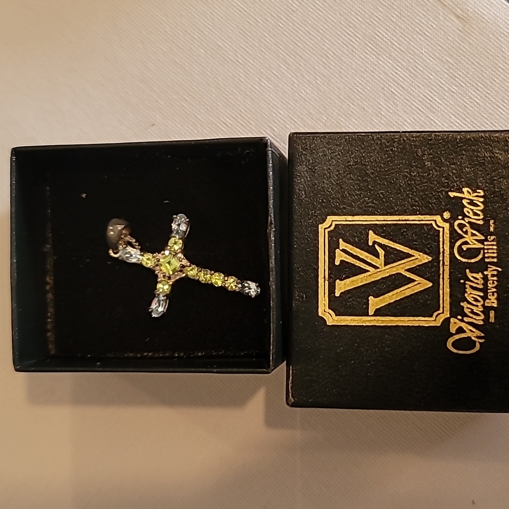 Victoria Wieck Cross Pendant SS Necklace